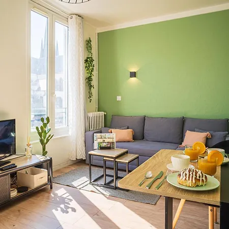 Apartament Hypercentre- Confort Premium - Cinema - Parking Facile Troyes