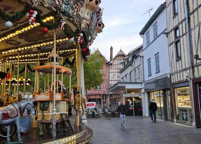 Apartman Hypercentre- Confort Premium - Cinema - Parking Facile Troyes