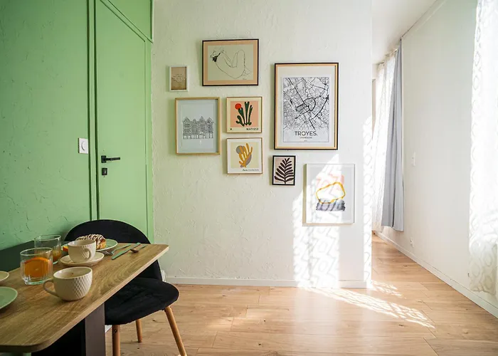 Apartman Hypercentre- Confort Premium - Cinema - Parking Facile Troyes